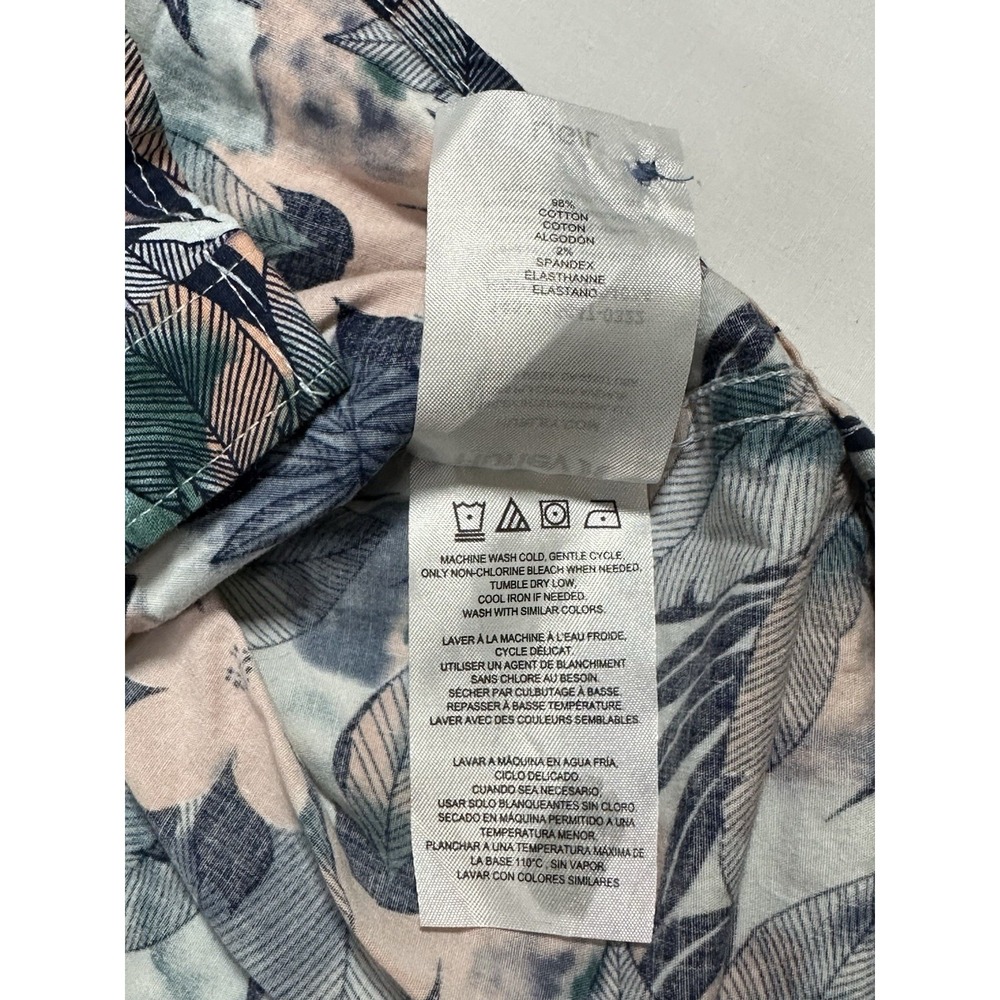 Hurley Shirt Men's L Multicolor Floral Hawaiian Button Up Short Sleeve Tropical - Picture 7 of 7